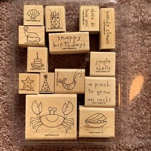 Stampin’ Up 14 pc set Crab and Company stamps